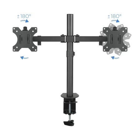 Kontrolsat - TooQ Desk Stand - 2 Screens - 13" / 32" - Black - DB1232TN-B
