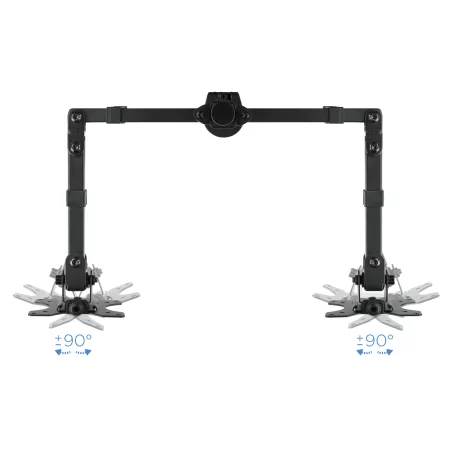 Kontrolsat - TooQ Desk Stand - 2 Screens - 13" / 32" - Black - DB1232TN-B