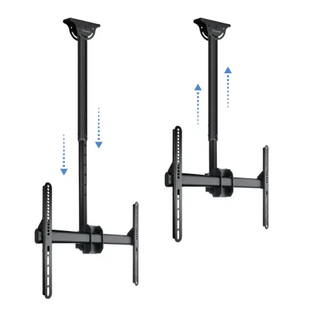 Kontrolsat - TooQ Extendable Ceiling Mount - 1 Screen - 37" / 70" - Black - LPCE1170TSLI-B Kontrolsat - TooQ Extendable Ceiling Mount - 1 Screen - 37" / 70" - Black - LPCE1170TSLI-B