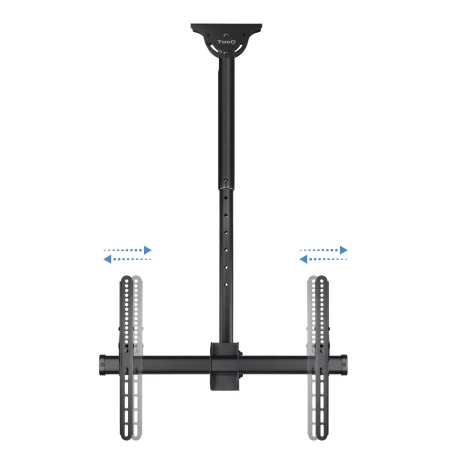 Kontrolsat - TooQ Extendable Ceiling Mount - 1 Screen - 37" / 70" - Black - LPCE1170TSLI-B Kontrolsat - TooQ Extendable Ceiling Mount - 1 Screen - 37" / 70" - Black - LPCE1170TSLI-B