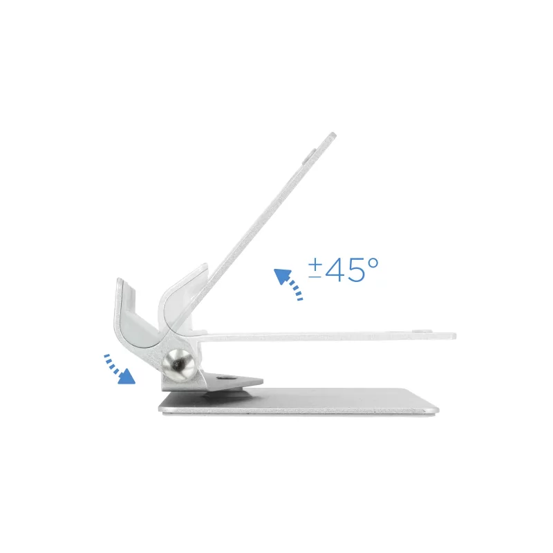 Kontrolsat - Suporte de Mesa TooQ - P/ Smartphone / Tablet - Cinza - PH0002-S