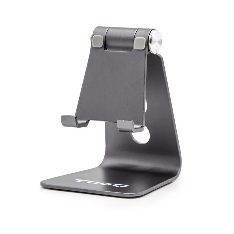 Kontrolsat - Suporte de Mesa TooQ - P/ Smartphone - Cinza - PH0001-G Kontrolsat - Suporte de Mesa TooQ - P/ Smartphone - Cinza - PH0001-G