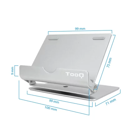 Kontrolsat - TooQ Desk Stand - For Smartphone / Tablet - Gray - PH0002-S Kontrolsat - TooQ Desk Stand - For Smartphone / Tablet - Gray - PH0002-S