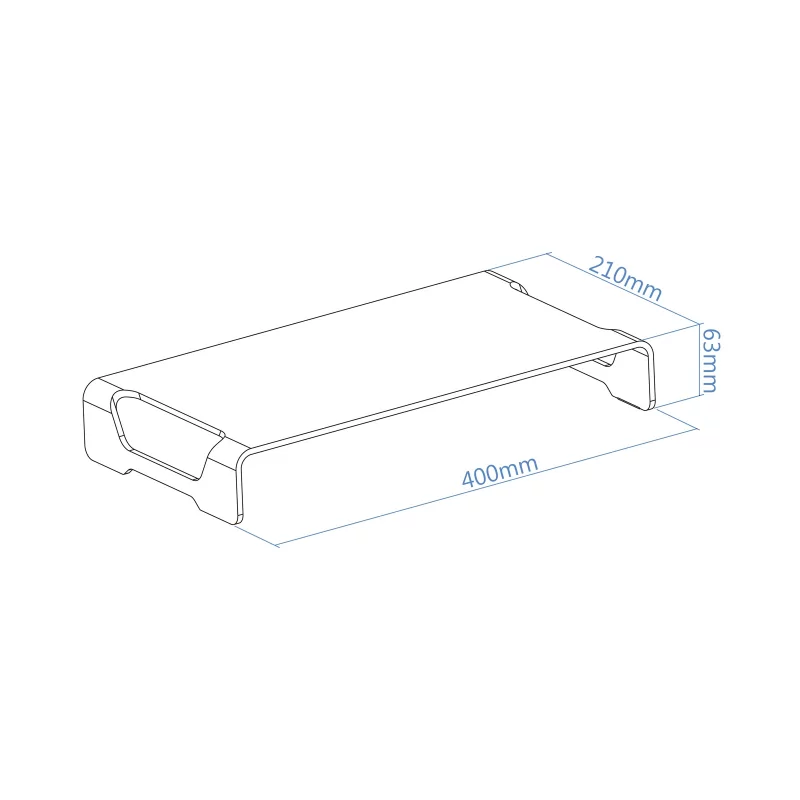 Kontrolsat - Suporte de Elevação - P/ Monitor / Portátil - Branco - TQMR0004