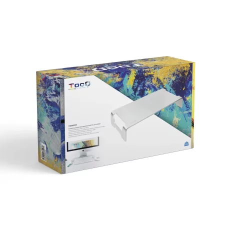 Kontrolsat - Suporte de Elevação - P/ Monitor / Portátil - Branco - TQMR0004 Kontrolsat - Suporte de Elevação - P/ Monitor / Portátil - Branco - TQMR0004