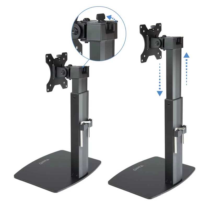 Kontrolsat - TooQ Desk Stand - 17" / 32" - Black - DB1732TN-B