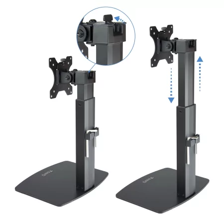 Kontrolsat - TooQ Desk Stand - 17" / 32" - Black - DB1732TN-B Kontrolsat - TooQ Desk Stand - 17" / 32" - Black - DB1732TN-B