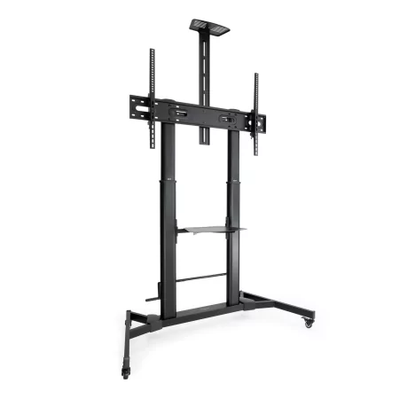 Kontrolsat - Suporte de Chão Ajustável TooQ - Zeus - C/ Rodas - 60" / 100" - Preto - FS20400HM-B Kontrolsat - Suporte de Chão Ajustável TooQ - Zeus - C/ Rodas - 60" / 100" - Preto - FS20400HM-B