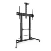 Suporte de Chão Ajustável TooQ - Zeus - C/ Rodas - 60" / 100" - Preto - FS20400HM-B