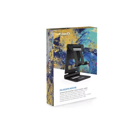 Kontrolsat - TooQ Adjustable Desk Stand - For Cell Phone / Tablet - 10" - Black - PH-KEOPS-NOCHE Kontrolsat - TooQ Adjustable Desk Stand - For Cell Phone / Tablet - 10" - Black - PH-KEOPS-NOCHE