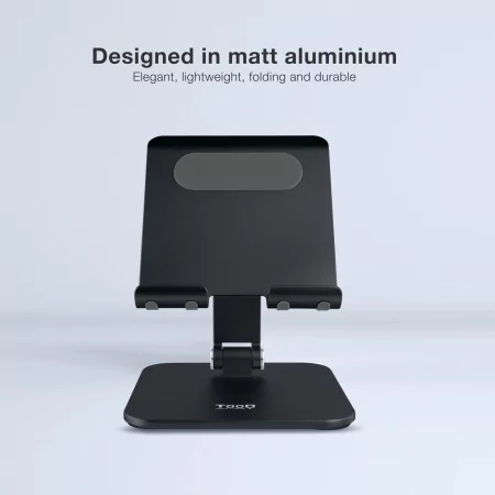 Kontrolsat - TooQ Adjustable Desk Stand - 13" - Black - PH-HERMES-NOCHE Kontrolsat - TooQ Adjustable Desk Stand - 13" - Black - PH-HERMES-NOCHE