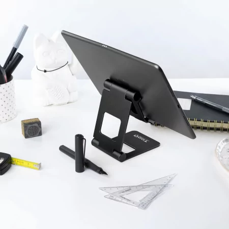 Kontrolsat - TooQ Adjustable Desk Stand - For Cell Phone / Tablet - 10" - Black - PH-KEOPS-NOCHE Kontrolsat - TooQ Adjustable Desk Stand - For Cell Phone / Tablet - 10" - Black - PH-KEOPS-NOCHE