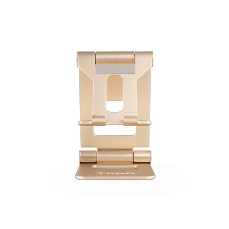 Kontrolsat - TooQ Adjustable Table Stand - For Cell Phone / Tablet - 10" - Gold - PH-KEOPS-ALBA