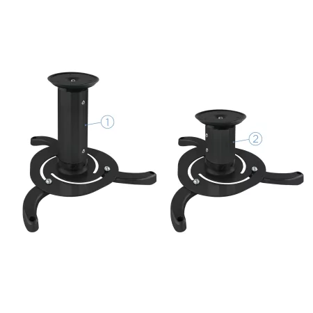 Kontrolsat - Suporte de Teto TooQ - P/ Projetores - Preto - PJ1010TN-B Kontrolsat - Suporte de Teto TooQ - P/ Projetores - Preto - PJ1010TN-B