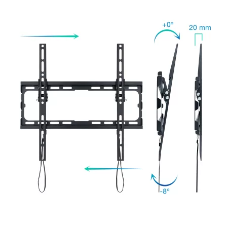 Kontrolsat - TooQ Wall Mount - 32" - 70" - Black - LP1071T-B Kontrolsat - TooQ Wall Mount - 32" - 70" - Black - LP1071T-B