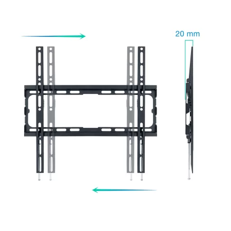 Kontrolsat - TooQ Wall Mount - 23" / 43" - Black - LP1070F-B Kontrolsat - TooQ Wall Mount - 23" / 43" - Black - LP1070F-B