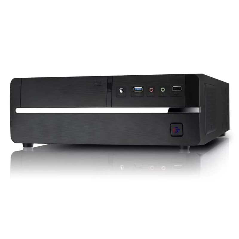 Kontrolsat - TooQ Slim Case - Black - (MicroATX) - 500W - TQC-3005U3