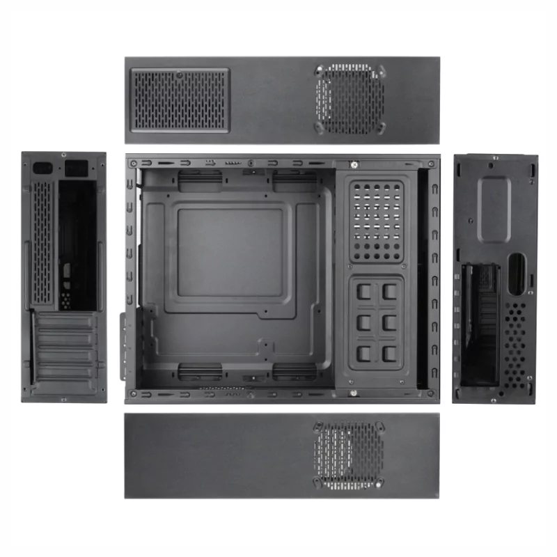 Kontrolsat - TooQ Slim Case - Black - (MicroATX) - 500W - TQC-3005U3