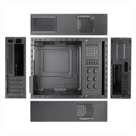 Kontrolsat - TooQ Slim Case - Black - (MicroATX) - 500W - TQC-3005U3 Kontrolsat - TooQ Slim Case - Black - (MicroATX) - 500W - TQC-3005U3