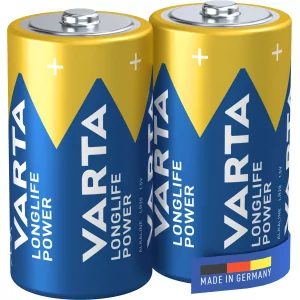 Kontrolsat - LR14 Varta Batteries - Alkaline - LongLife Power - 1.5v