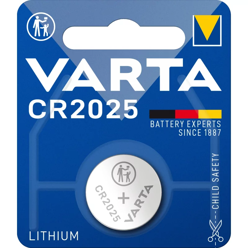 Kontrolsat - CR2025 Varta Micro Battery - Lithium - 3v