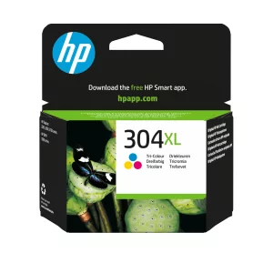 Kontrolsat - Tinteiro HP - 304 XL - Tricolor - 300 Páginas - N9K07AE