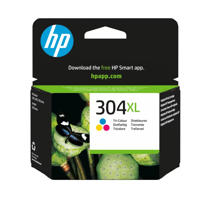 Kontrolsat - HP Ink Cartridge - 304 XL - Tricolor - 300 Pages - N9K07AE Kontrolsat - HP Ink Cartridge - 304 XL - Tricolor - 300 Pages - N9K07AE