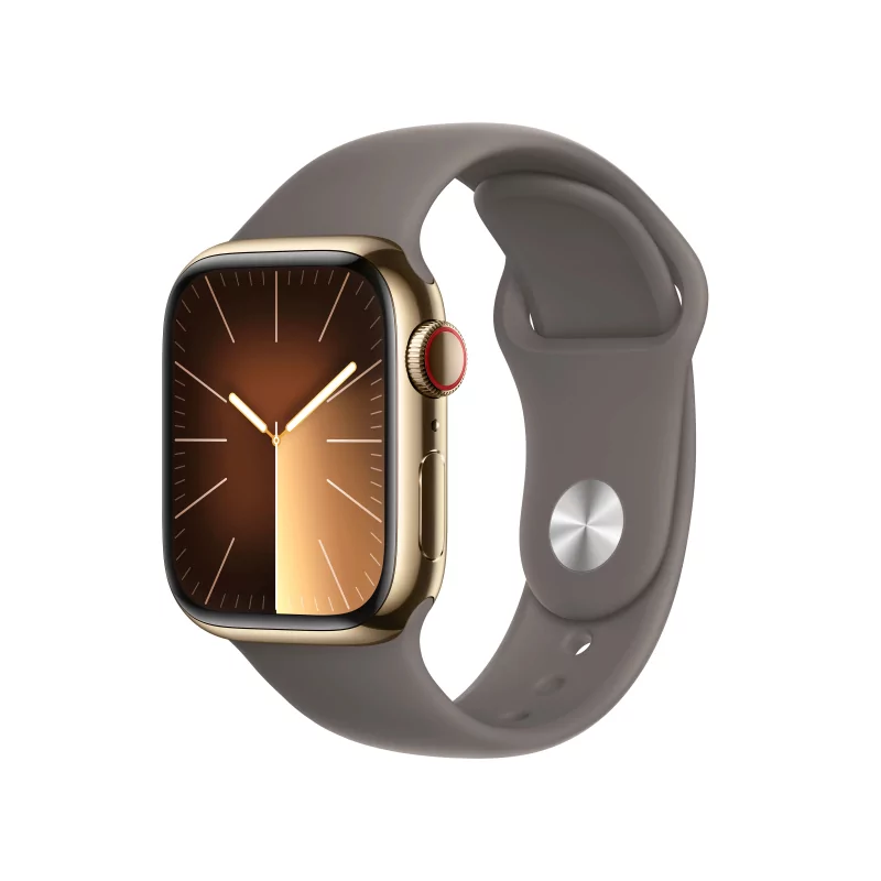 Kontrolsat - Apple Watch Series 9 GPS + Cellular Gold Stainless Steel | Sport Barro Bracelet - S/M (41mm) Kontrolsat - Apple Watch Series 9 GPS + Cellular Gold Stainless Steel | Sport Barro Bracelet - S/M (41mm)
