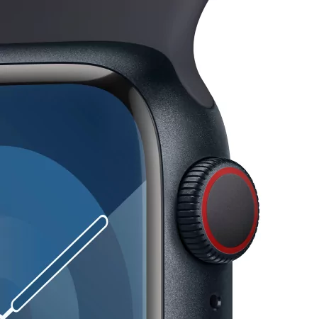 Kontrolsat - Apple Watch Series 9 GPS + Cellular Midnight Aluminum | Midnight Sport Bracelet - M/L (41mm) Kontrolsat - Apple Watch Series 9 GPS + Cellular Midnight Aluminum | Midnight Sport Bracelet - M/L (41mm)