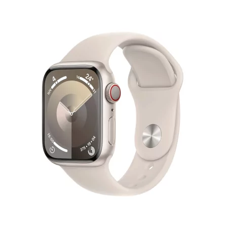 Kontrolsat - Apple Watch Series 9 GPS + Cellular Alumínio Luz das Estrelas | Bracelete Sport Luz das Estrelas - S/M (41mm) Kontrolsat - Apple Watch Series 9 GPS + Cellular Alumínio Luz das Estrelas | Bracelete Sport Luz das Estrelas - S/M (41mm)