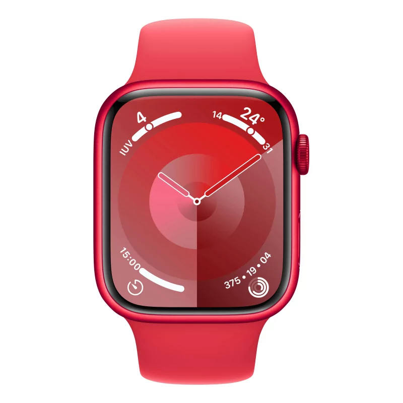 Kontrolsat - Apple Watch Series 9 GPS 45mm (PRODUCT)RED Aluminium Case wi...