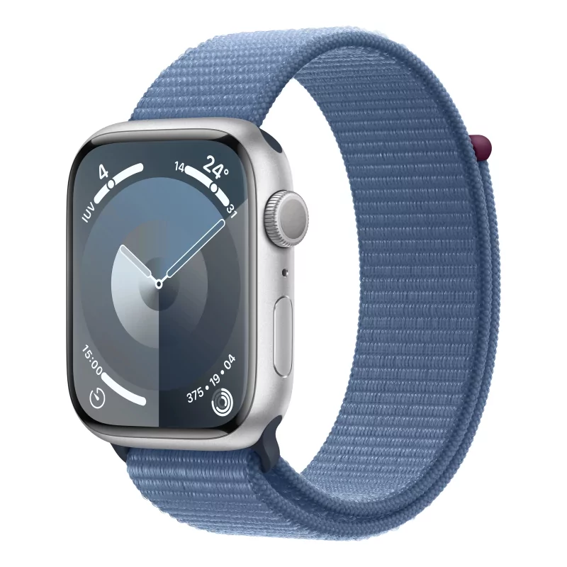 Kontrolsat - Apple Watch Series 9 GPS Alumínio Prateado | Bracelete Sport Loop Azul Inverno (45mm) Kontrolsat - Apple Watch Series 9 GPS Alumínio Prateado | Bracelete Sport Loop Azul Inverno (45mm)