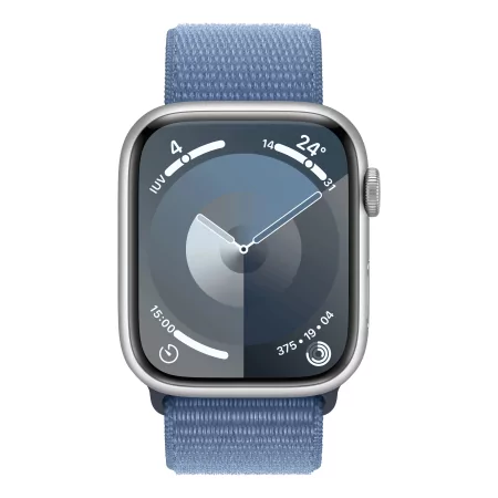 Kontrolsat - Apple Watch Series 9 GPS Alumínio Prateado | Bracelete Sport Loop Azul Inverno (45mm) Kontrolsat - Apple Watch Series 9 GPS Alumínio Prateado | Bracelete Sport Loop Azul Inverno (45mm)