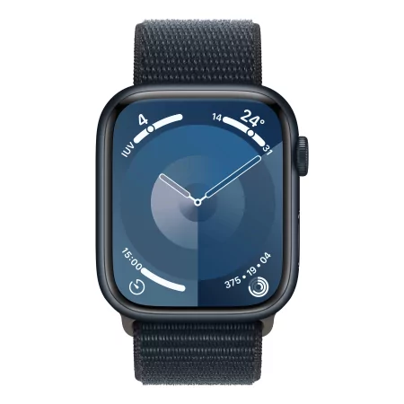 Kontrolsat - Apple Watch Series 9 GPS Midnight Aluminum | Sport Loop Midnight Bracelet (45mm) Kontrolsat - Apple Watch Series 9 GPS Midnight Aluminum | Sport Loop Midnight Bracelet (45mm)