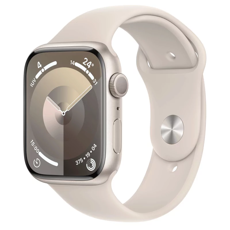 Kontrolsat - Apple Watch Series 9 GPS Alumínio Luz das Estrelas | Bracelete Sport Luz das Estrelas - S/M (45mm) Kontrolsat - Apple Watch Series 9 GPS Alumínio Luz das Estrelas | Bracelete Sport Luz das Estrelas - S/M (45mm)