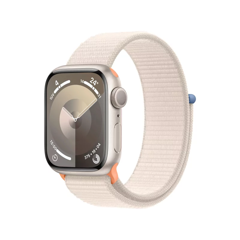 Kontrolsat - Apple Watch Series 9 GPS Starlight Aluminum | Sport Loop Starlight Bracelet (41mm) Kontrolsat - Apple Watch Series 9 GPS Starlight Aluminum | Sport Loop Starlight Bracelet (41mm)