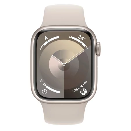 Kontrolsat - Apple Watch Series 9 GPS Starlight Aluminum | Starlight Sport Bracelet - M/L (41mm) Kontrolsat - Apple Watch Series 9 GPS Starlight Aluminum | Starlight Sport Bracelet - M/L (41mm)