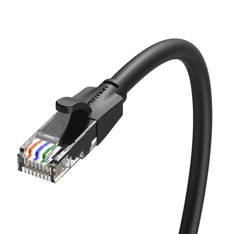 Kontrolsat - RJ45 UTP Vention Network Cable - Cat6 - 2M - Black - IBEBH