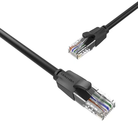 Kontrolsat - Cabo de Rede RJ45 UTP Vention - Cat6 - 2M - Preto - IBEBH Kontrolsat - Cabo de Rede RJ45 UTP Vention - Cat6 - 2M - Preto - IBEBH