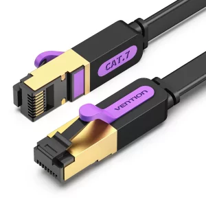 Kontrolsat - STP Vention RJ45 Network Cable - Cat7 - 2M - Black/Purple - ICABH