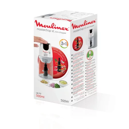 Kontrolsat - Moulinex Masterchop XXL Chopper - 500W - 0.5L - White - DJ450B10