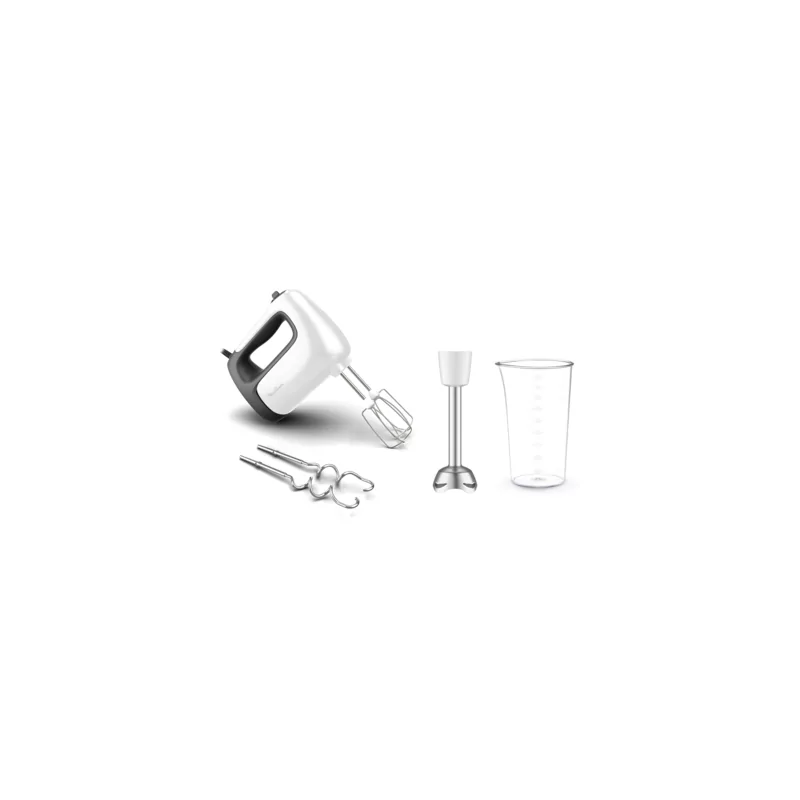 Kontrolsat - Moulinex Prep'mix+ Mixer - 500W - White / Black - HM462110