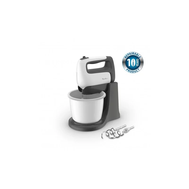 Kontrolsat - Moulinex Perp´mix Mixer - 500W - 2.5L - White / Gray - HM464110
