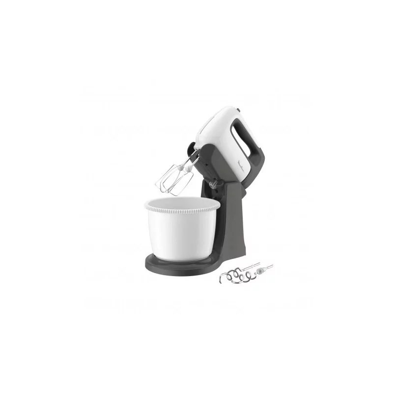 Kontrolsat - Batedeira Moulinex Perp´mix - 500W - 2.5L - Branca / Cinza - HM464110