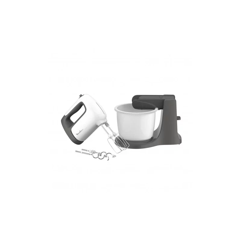 Kontrolsat - Batedeira Moulinex Perp´mix - 500W - 2.5L - Branca / Cinza - HM464110