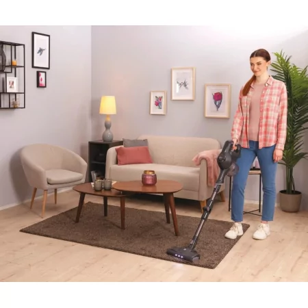 Kontrolsat - Hoover Vertical Vacuum Cleaner - 170W - 30min Autonomy - Black - HF103X Kontrolsat - Hoover Vertical Vacuum Cleaner - 170W - 30min Autonomy - Black - HF103X