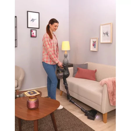 Kontrolsat - Hoover Vertical Vacuum Cleaner - 170W - 30min Autonomy - Black - HF103X Kontrolsat - Hoover Vertical Vacuum Cleaner - 170W - 30min Autonomy - Black - HF103X