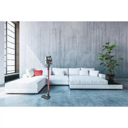 Kontrolsat - Hoover Upright Vacuum Cleaner - 240W - 22V - Gray / Red - HF322TH Kontrolsat - Hoover Upright Vacuum Cleaner - 240W - 22V - Gray / Red - HF322TH