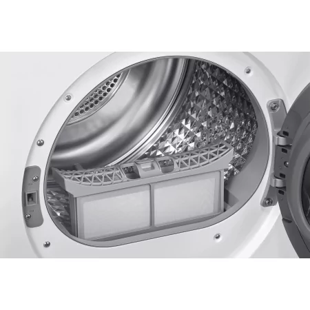 Kontrolsat - Máquina de Secar Roupa Samsung - Bomba de Calor - 9Kg - Classe B - Branca - DV90CGC0A0AEEP Kontrolsat - Máquina de Secar Roupa Samsung - Bomba de Calor - 9Kg - Classe B - Branca - DV90CGC0A0AEEP