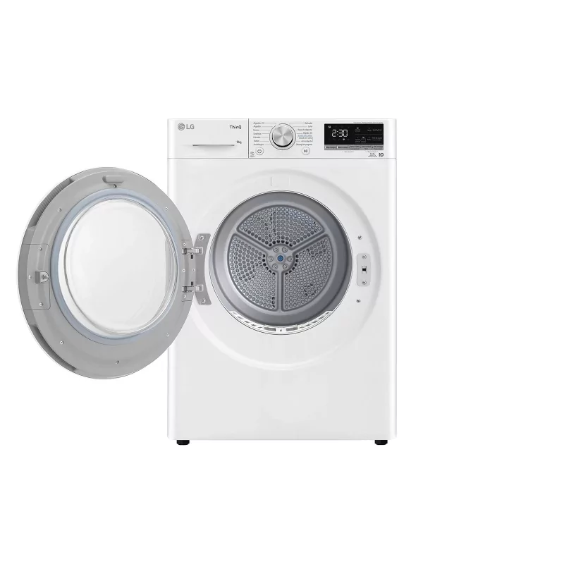 Kontrolsat - LG Clothes Dryer - 9Kg - Heat Pump - Class B - White - RH90V5AV6N